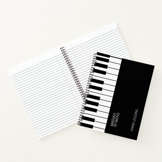 Piano Notizblock (Innenseite)