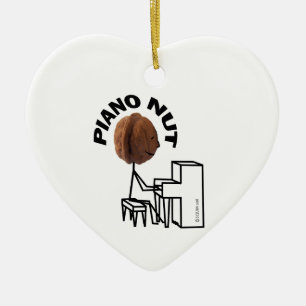 Piano Nut Keramikornament