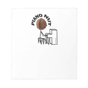 Piano Nut Notizblock