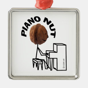 Piano Nut Ornament Aus Metall