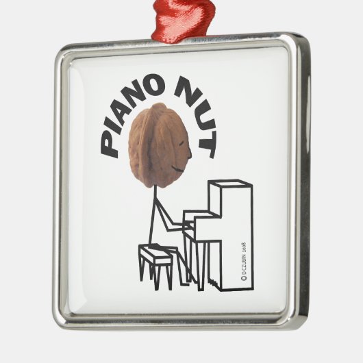 Piano Nut Ornament Aus Metall (Links)