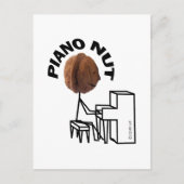 Piano Nut Postkarte (Vorderseite)