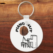 Piano Nut Schlüsselanhänger (Vorderseite)