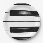 Piano Pappteller (Vorderseite)