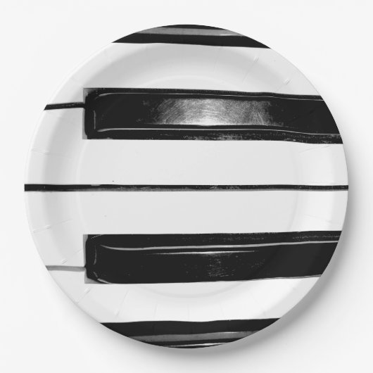 Piano Pappteller (Vorderseite)