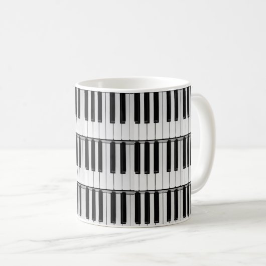 Piano pattern kaffeetasse (VorderseiteRechts)