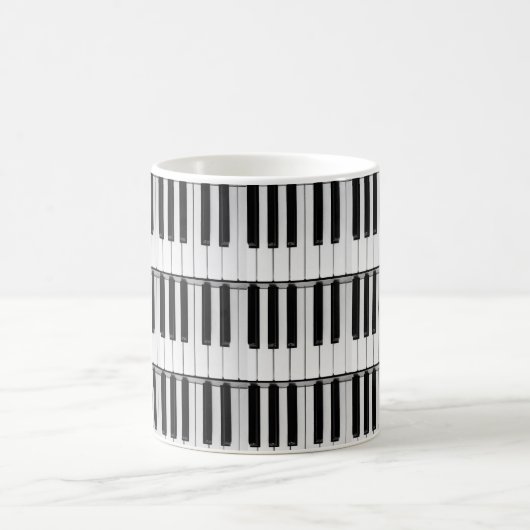 Piano pattern kaffeetasse (Mittel)