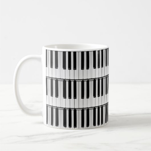 Piano pattern kaffeetasse (Links)