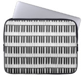 Piano pattern laptopschutzhülle (Vorderseite)