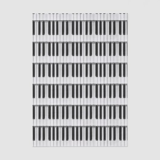 Piano pattern seidenpapier (Vorderseite)