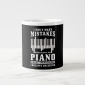 Piano Pianist Gift Jumbo-Tasse (Vorderseite)