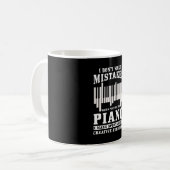 Piano Pianist Gift Kaffeetasse (Vorderseite Links)