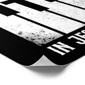 Piano Pianist Ich spiele Klavier in Jesus Name Key Poster (Ecke)