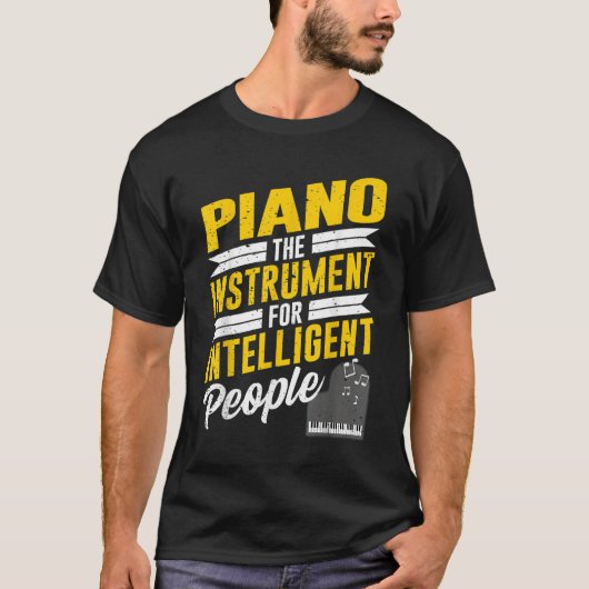 Piano Pianist Music Keyboard Musician Quote Gag Ou T-Shirt (Vorderseite)