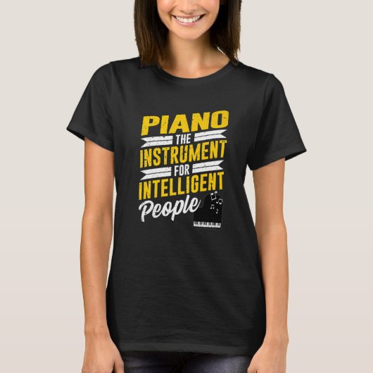 Piano Pianist Music Keyboard Musician Quote Gag Ou T-Shirt (Vorderseite)