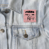 Piano Play Girl Button (Beispiel)