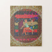 Piano Player and Musiknotens Jigsaw Puzzle (Vertikal)