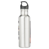 Piano Player - Art von Airbrush Edelstahlflasche (Rückseite)