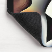 Piano Player - Art von Airbrush Mousepad (Ecke)