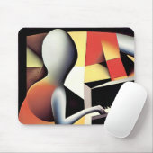 Piano Player - Art von Airbrush Mousepad (Mit Mouse)