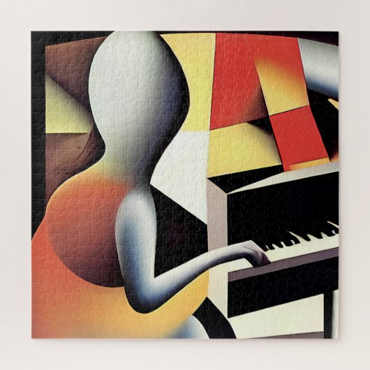 Piano Player - Art von Airbrush Puzzle (Vertikal)