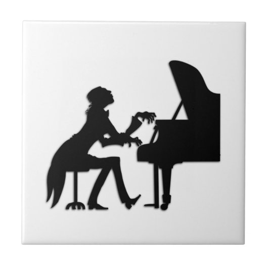 Piano Player Fliese (Vorderseite)