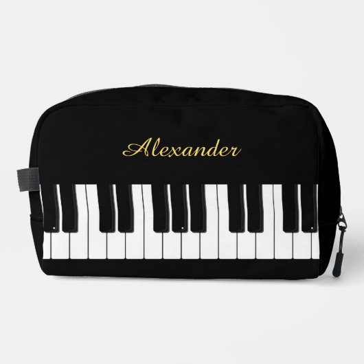 Piano Player Keyboard Personalised Pianist Waschbeutel (Vorderseite)