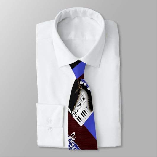 Piano Player Krawatte (Gebunden)