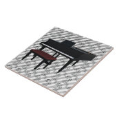 PIANO-PLAYER MEHRERE MUSIKNOTE FLIESE (Seite)