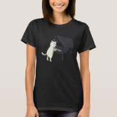 Piano Player Musician Composer Treble Cat Whispere T-Shirt (Vorderseite)