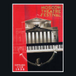 Piano Player, Musikfestival Art Deco Vintag Poster<br><div class="desc">Klavierspieler,  Musikfestival Art Deco Vintage Poster.</div>