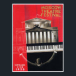 Piano Player, Musikfestival Art Deco Vintag Poster<br><div class="desc">Klavierspieler,  Musikfestival Art Deco Vintage Poster.</div>