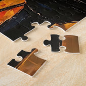 Piano Player - Ölgemälde Puzzle (Seite)