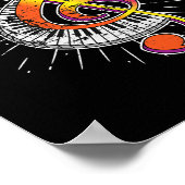 Piano Player Treble Clef Pianist Gift Classic Mu Poster (Ecke)