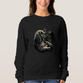Piano playing Cocker Spaniel Sweatshirt (Vorderseite)