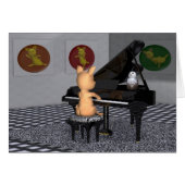 Piano Playing Pig (Vorderseite (Horizontal))