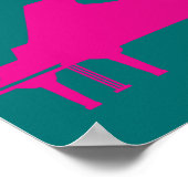 Piano Pop Art Poster (Ecke)