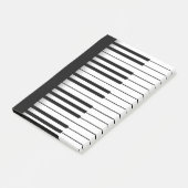 Piano Post-it Klebezettel (angewinkelt)