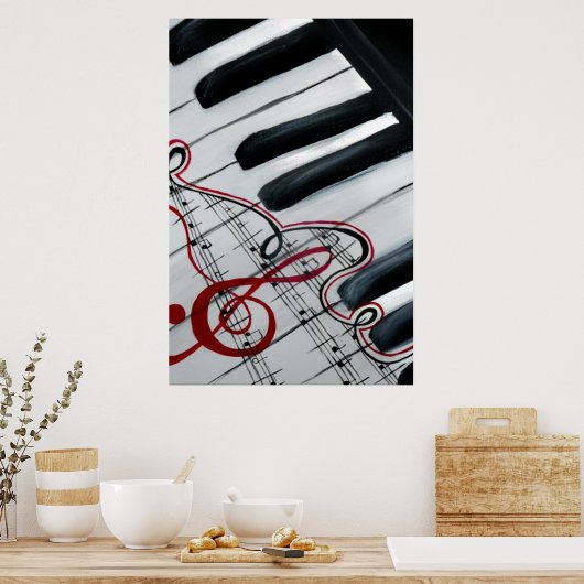 Piano Poster (Küche)
