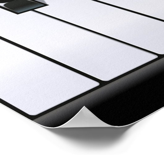 Piano Poster (Ecke)
