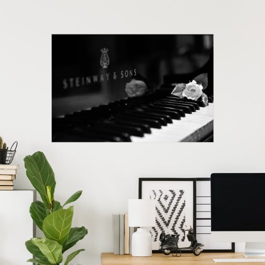 Piano Poster (Heimbüro)