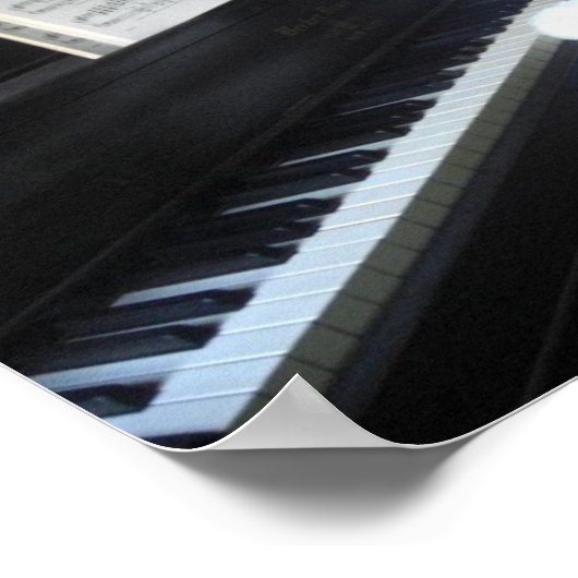 Piano Poster (Ecke)
