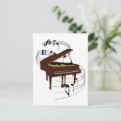Piano Postkarte (Stehend Vorderseite)
