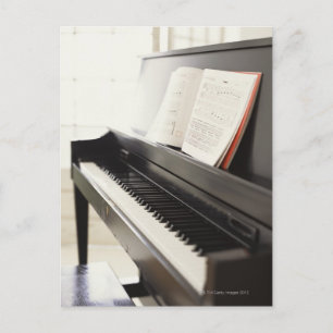 Piano Postkarte