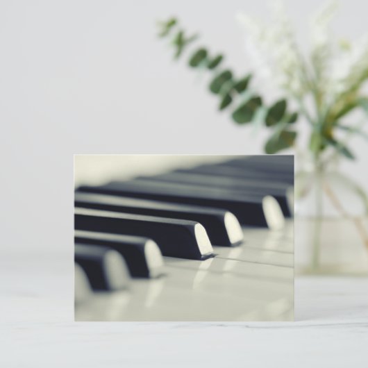 Piano Postkarte (Stehend Vorderseite)