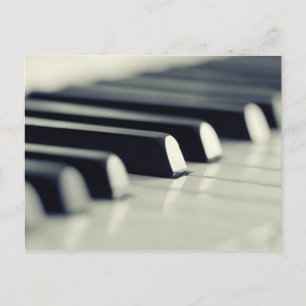 Piano Postkarte