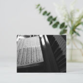 Piano Postkarte (Stehend Vorderseite)