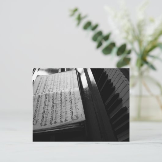 Piano Postkarte (Stehend Vorderseite)