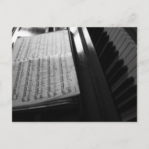 Piano Postkarte