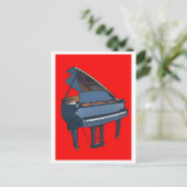 Piano Postkarte (Stehend Vorderseite)
